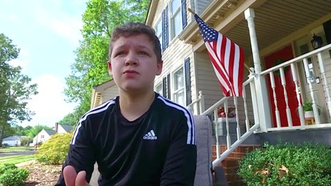 Why one teen made it his mission to spread patriotism in his community