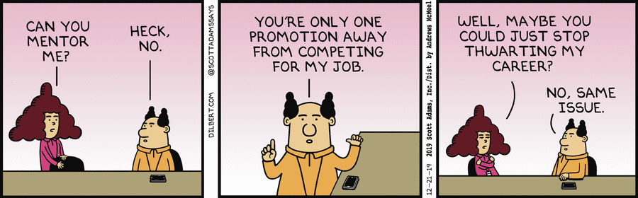 Thwarting Alice's Career - Dilbert by Scott Adams