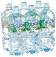 Вода минеральная Сенежская негазированная, ПЭТ, 6 шт. по 1 л