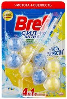 Bref туалетный блок Сила-Актив Лимонная свежесть 2 шт.