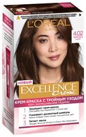 L'Oreal Paris Excellence стойкая крем-краска для волос, 4.02, Пленительный каштан