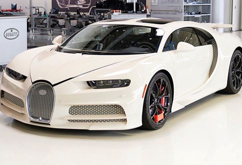 Este Bugatti Chiron é único e foi criado pela… Hermès. Que luxo!