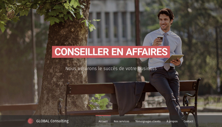 Template Conseiller en affaires