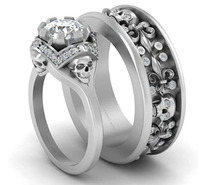 bague t&ecirc;te de mort