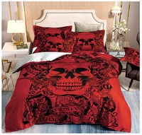 housse de couette t&ecirc;te de mort