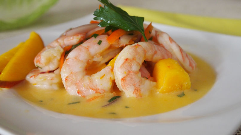 Coconut Shrimp Ceviche with Mango