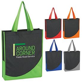 Promotional Non-Woven Accent Trim Tote Bag