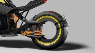 Denne motorsykkelen er finsk, futuristisk og har elektrisk motor i et navløst bakhjul