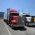 Камера на грузовике дальнобойщика