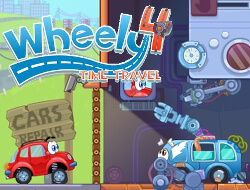 Game Wheely car. Part 4: Time Travel. Play Free Online.