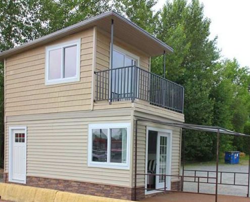 کانکس دفتر کار دوطبقه