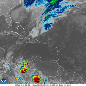 Caribbean Forecast Map