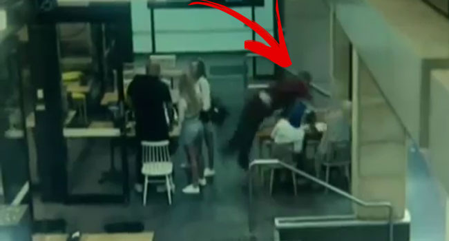 Bir anda yaklaştı ve...