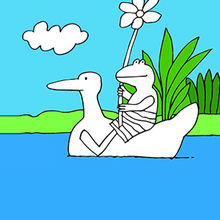 Juego para niños : Coloring Frog