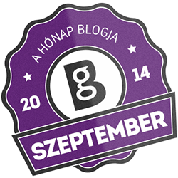 Hónap blogja embléma