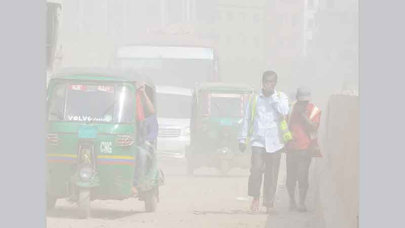 Dhaka air quality worst in world