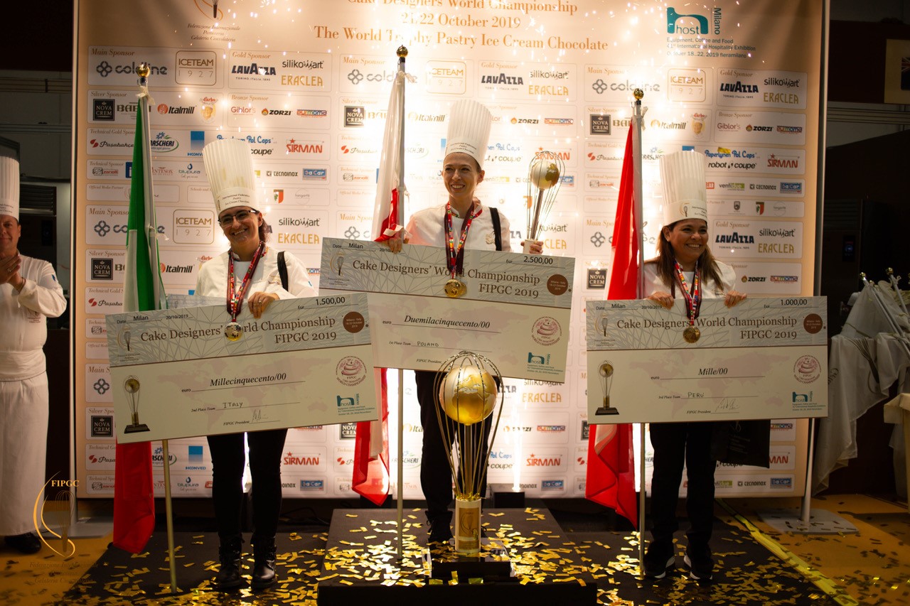 La Polonia al primo posto nel Campionati Mondiali Di Cake Design Fipgc