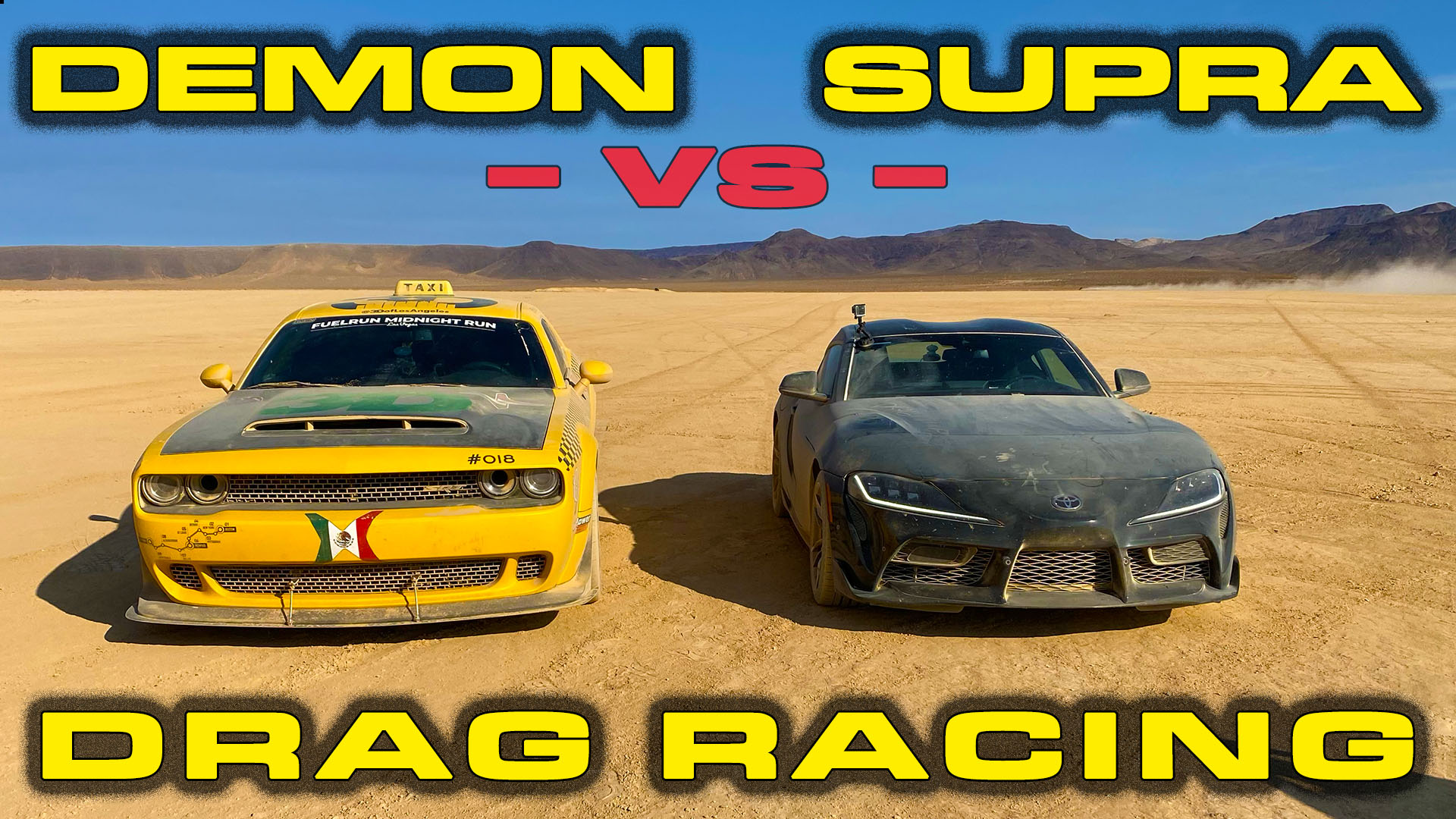 2020 Toyota Supra MKV vs Dodge Demon