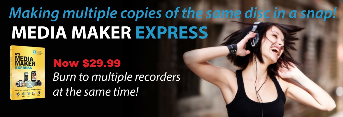 NTI Media Maker Express - An easy-to-use, yet powerful suite of digital media applications.