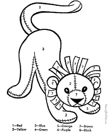 Color pages by numbers