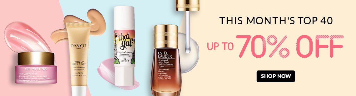 This Month's Top 40 Up to 70% Off!