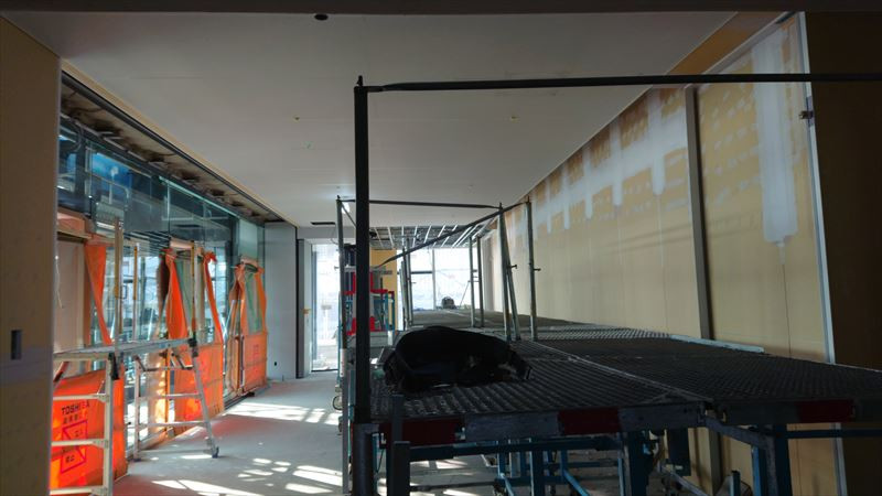 広々とした洗面台