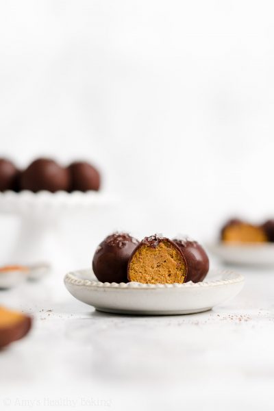 Healthy Pumpkin Truffles