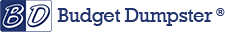 budget dumpster logo