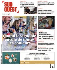 La une de sudouest aujourd'hui