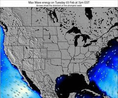 United States wave energy surf 7 days forecast