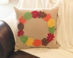 DIY Fall Accent Pillow
