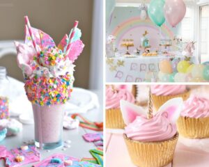 These unicorn birthday party ideas are perfect for you next party! From unicorn birthday party decorations to unicorn cupcakes!