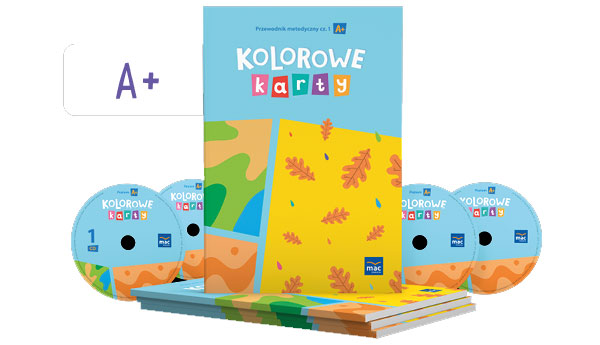 Kolorowe Karty Poziom A+ Pakiet Czterolatek