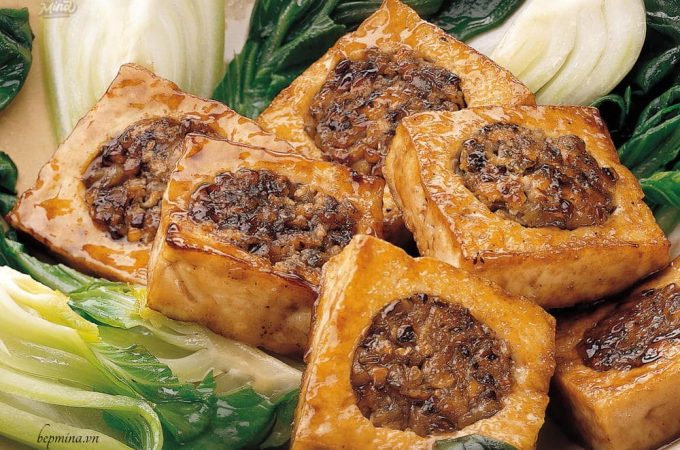 cách làm đậu phụ nhồi thịt