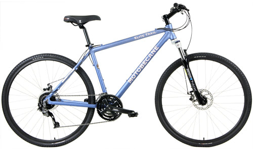 WEB SALES, Top Rated Bikes Front Suspension Adventure Motobecane Elite Trail  Powerful Disc Brakes LockOut Suspension Forks Smooth Shimano DriveTrain  Super Versatile Adventure 29er, Road or Trail Comfy Saddles, 24spd Shimano Drivetrains Advanced Designs Adventure Hybrid Bikes