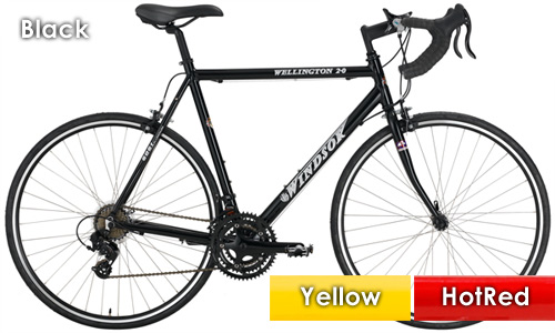 NEW Windsor Road Bikes Wellington 2.0 Light/Strong AL Frames In Black or Yellow
