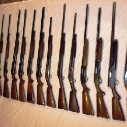 Several Guns including Winchester model 42's