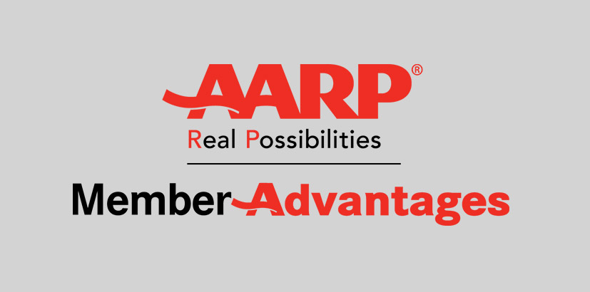 AARP member discount, Save up to 20%