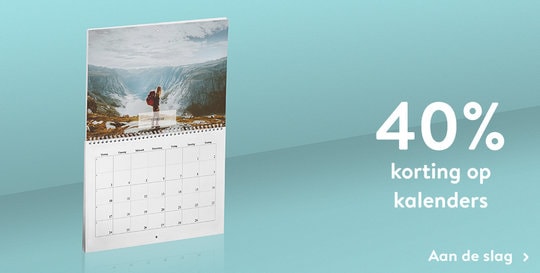 40% korting op kalenders