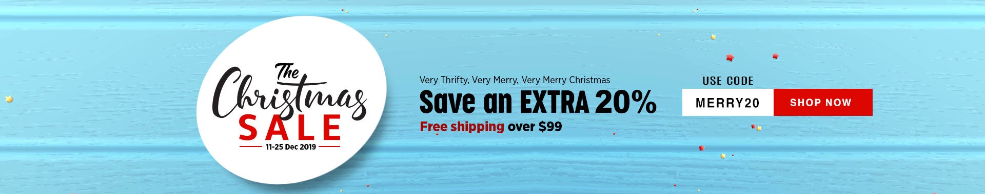 Let the Christmas Sale Begin! - 20% off Sitewide