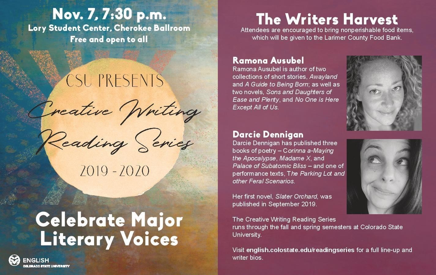 CSU English Department Ramona and Darcie 300x250 10.17.2019