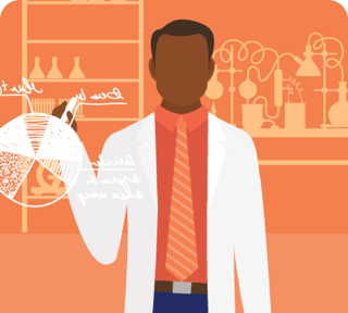 Professor giving a lecture