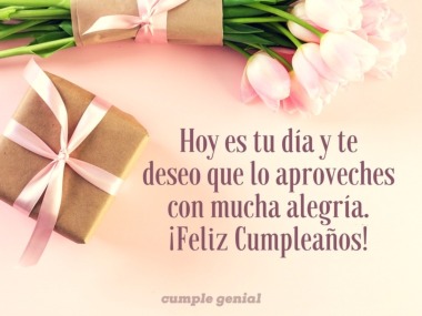 Hoy es tu d&iacute;a