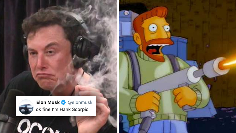 &iquest;Tenemos nuevo s&uacute;per villano? Elon Musk admiti&oacute; ser Hank Scorpio de Los Simpson