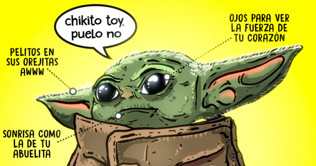 Anatom&iacute;a del Yoda Beb&eacute;