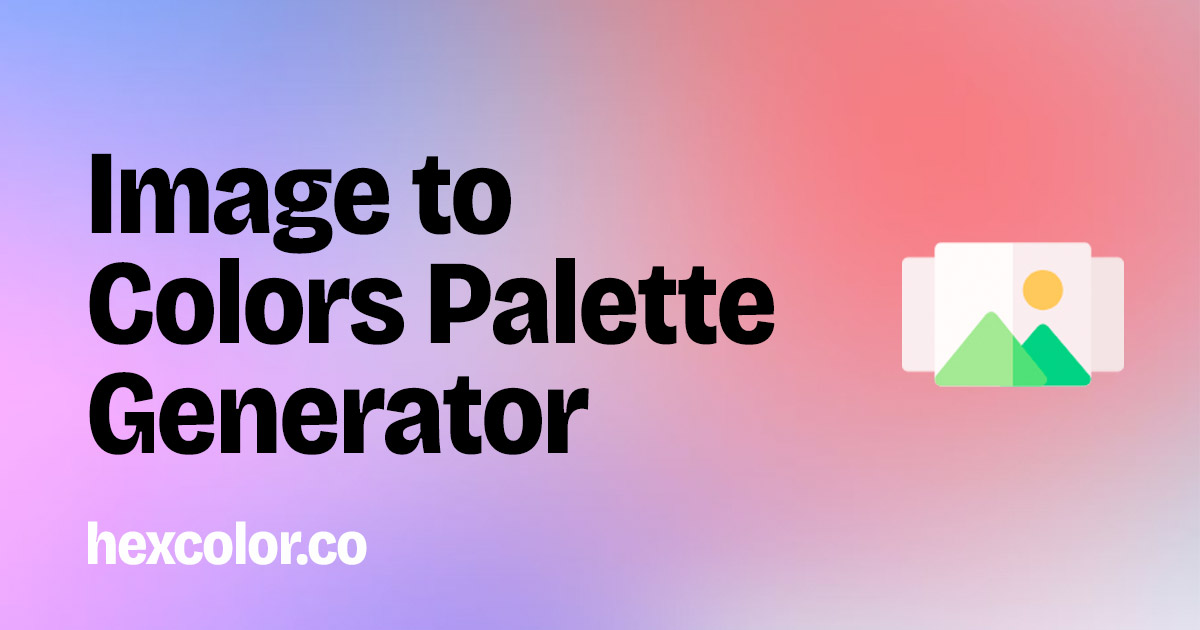 Color theme from image