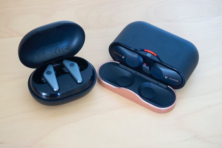 Test des &eacute;couteurs Sony WF-1000XM3 et Libratone Track Air+