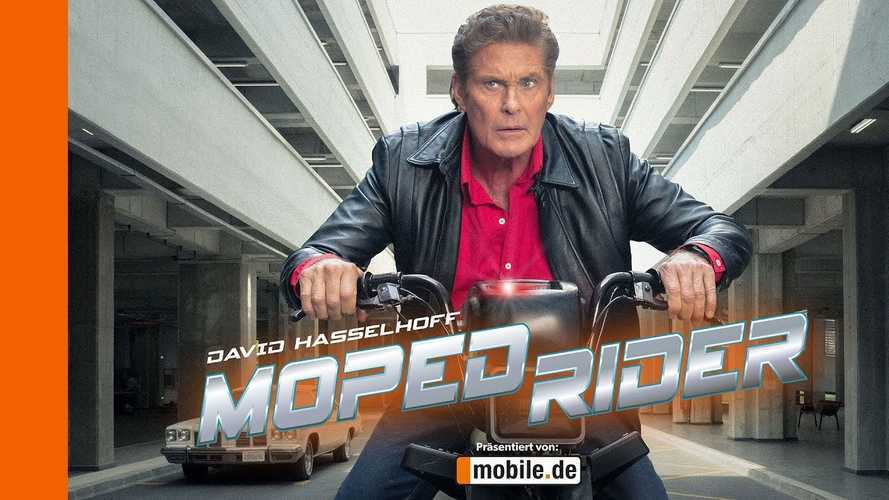 Michael Knight Is Back, With A Moped Companion