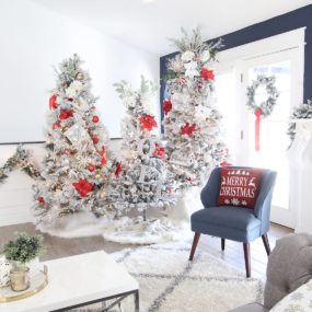 Outstanding silver Christmas tree ideas
