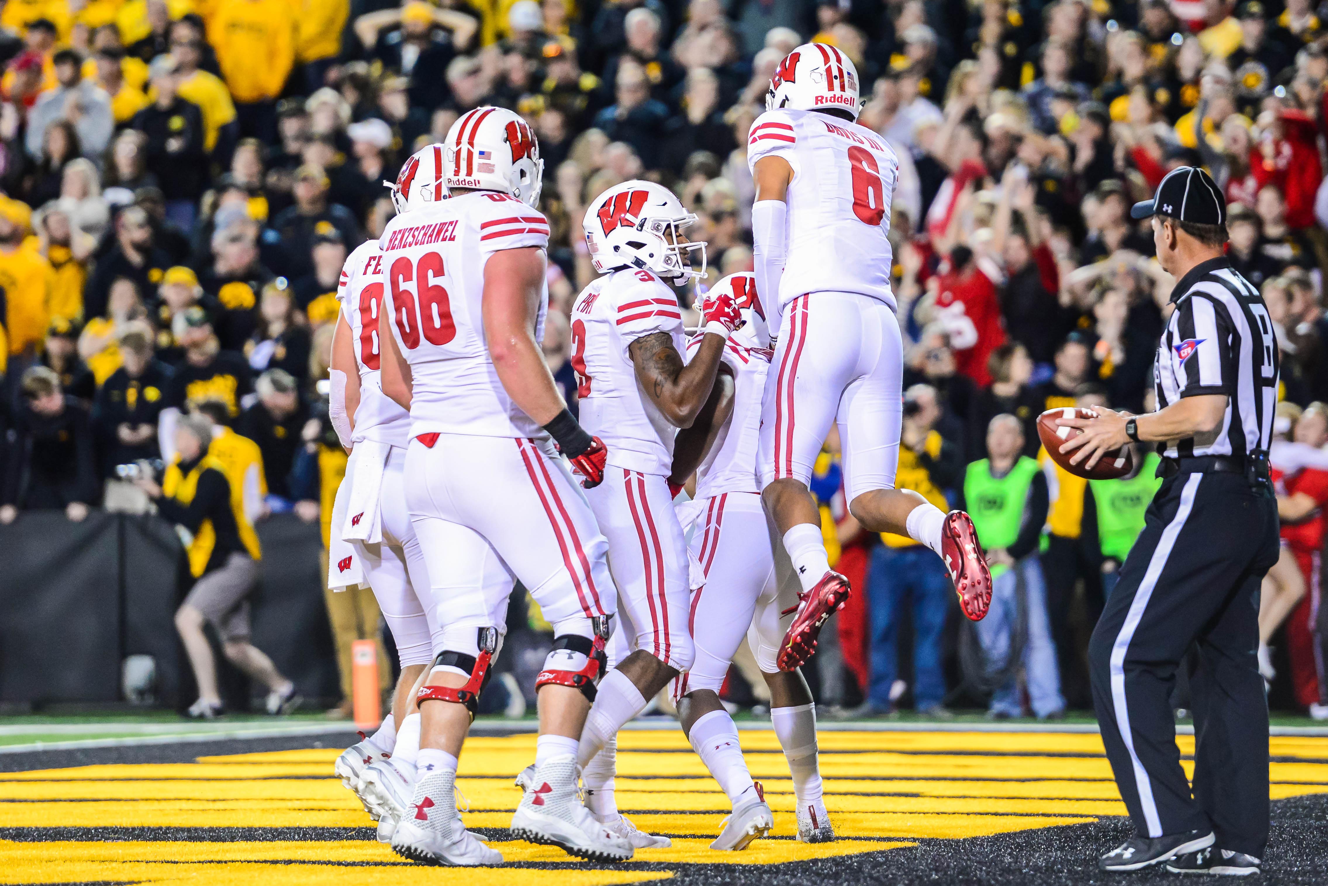 NCAA Football: Wisconsin at Iowa